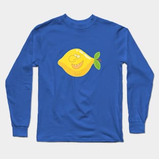 Smiling Lemon Long Sleeve T-Shirt